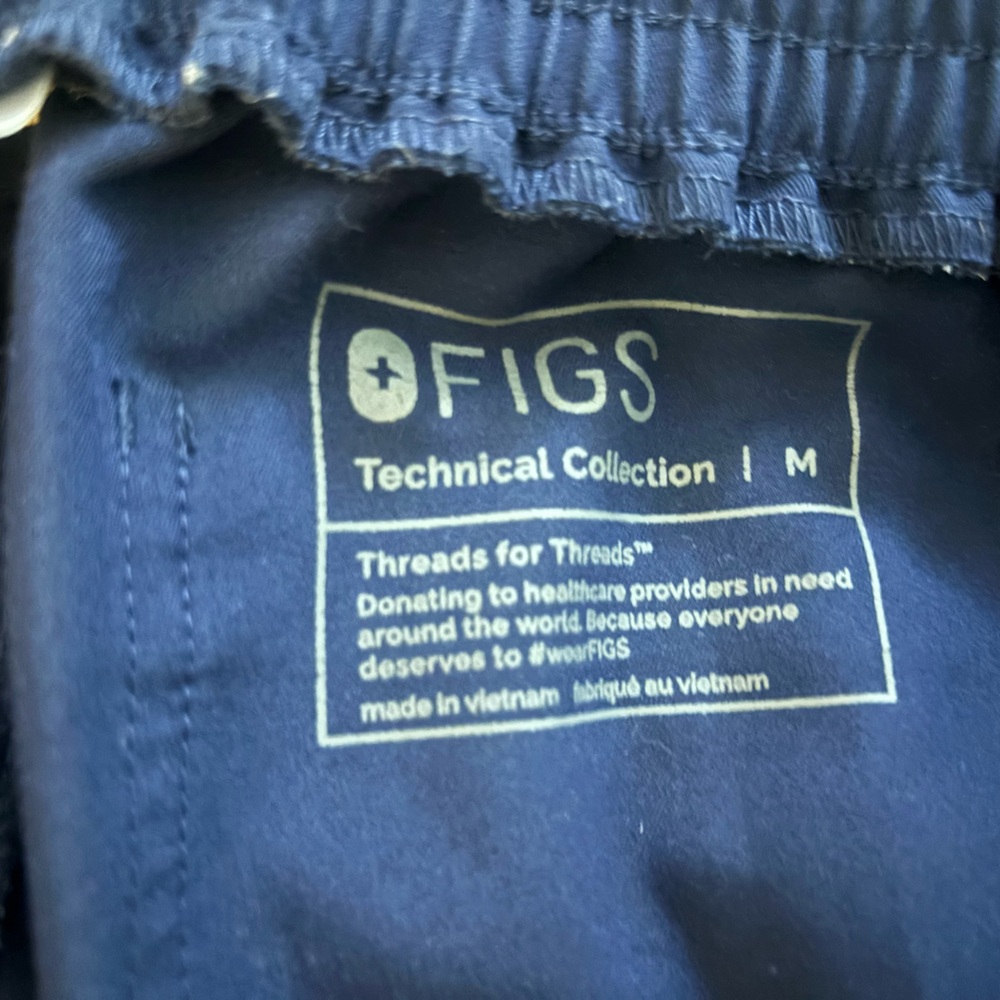 Figs used pants size medium